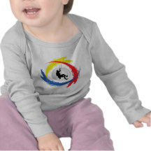Emblema tricolor de la escalada camisetas