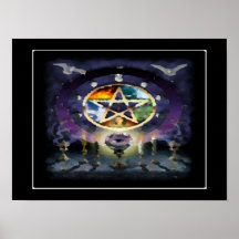 Emblemas Wicca Posters