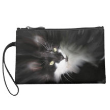 Embrague de Sueded del gato brumoso del smoking mi