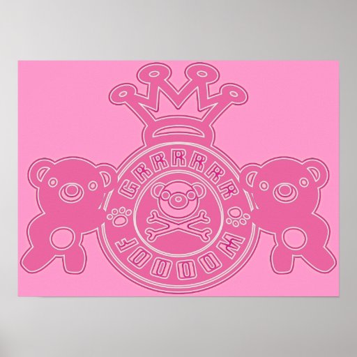 Embroidered_Bear Poster