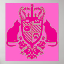 Embroidered_Cat Posters