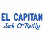 Embroidered Shirt de capitán azul