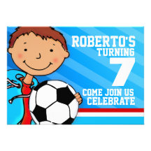 Embroma la invitación del cumpleaños de los deport
