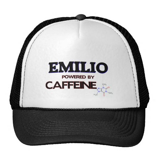 Emilio accionó por el cafeína gorros bordados