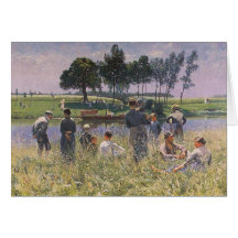 Emilio Claus - comida campestre Tarjetas