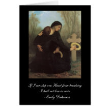 Emily Dickinson - tarjeta de condolencia de Guille