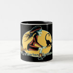 Emisiones de carbono cero taza de café