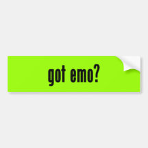 ¿emo conseguido? etiqueta de parachoque