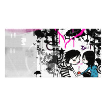 Emo__Cup Tarjeta Fotografica Personalizada