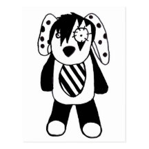 Emo-mascota Tarjeta Postal