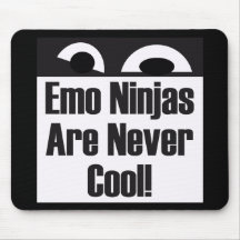 Emo Ninjas nunca es fresco Alfombrillas De Ratones