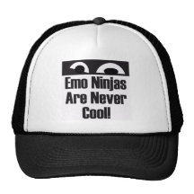 Emo Ninjas nunca es fresco Gorra