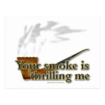 Emociones del humo tarjetas postales