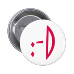 Emoticon divertido Matisse con diseño del arte mod Pins