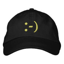Emoticon Gorra De Béisbol Bordada