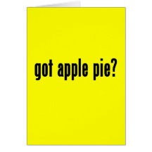 ¿empanada de manzana conseguida? tarjeta