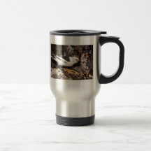 Empavesado de nieve taza de café