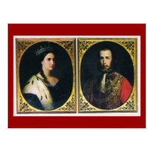 Emperador y emperatriz de México #017M Postales