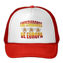 Emperadores de europa - España 2012 reyes euro de  Gorros Bordados