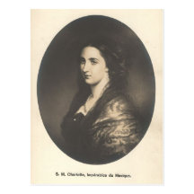 Emperatriz Charlotte de México #009M Tarjeta Postal