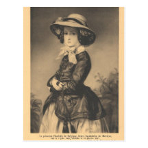 Emperatriz Charlotte de México como niño #006M Tarjeta Postal
