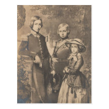 Emperatriz Charlotte de México y de los hermanos # Tarjetas Postales