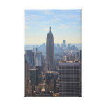 Empire State Building del horizonte de la ciudad d Lienzo Envuelto Para Galerías