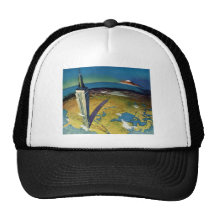 Empire State Building New York City del vintage Gorro