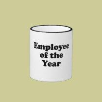 Empleado del año tazas