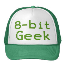 empollón chistoso del friki de 8 bits gorro