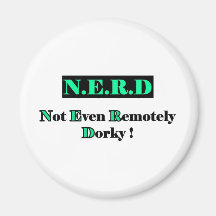 Empollón Dorky por completo Imanes