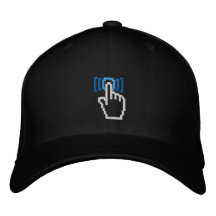 Empuje el botón gorras bordadas