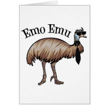 Emu de Emo Tarjeta