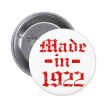 En 1922 diseños hechos pins
