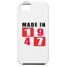 En 1947 diseños hechos del cumpleaños iPhone 5 cárcasa