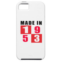En 1953 diseños hechos del cumpleaños iPhone 5 Case-Mate protectores