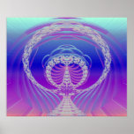 En al poster del fractal de la bóveda de la burbuj