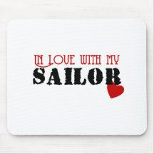 En amor con mi marinero tapete de raton