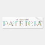 En amor con Patricia Etiqueta De Parachoque