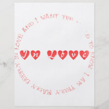 en amor tarjetas publicitarias