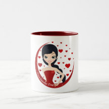 En amor taza de café