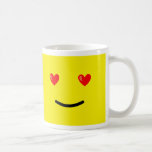 En cara del amor taza de café