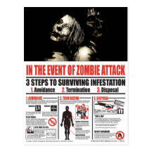 En caso de POSTAL del ataque del zombi
