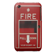 EN CASO DEL FUEGO - TIRE DE LA ESTACIÓN iPhone 3 Case-Mate PROTECTORES