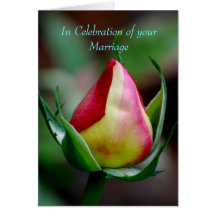 En conmemoración de su boda tarjetón