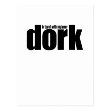 En contacto con mi Dork interno Tarjeta Postal