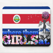 ¿En dónde ellos chicas de Rican de la costa? Tapetes De Ratón