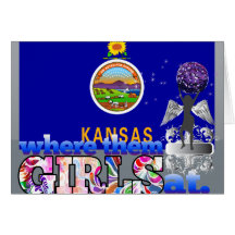 ¿En dónde ellos chicas del Kansan? Tarjetas