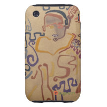 ¿En dónde su cabeza? II de J. Kabinda Tough iPhone 3 Cárcasa