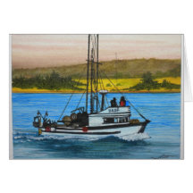 En el Carquinez, por Jim Ott Felicitación